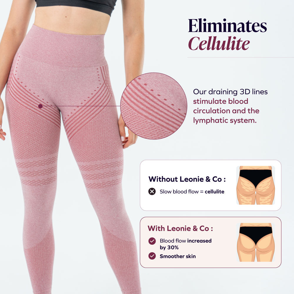 A legging that drains & shapes your figure
