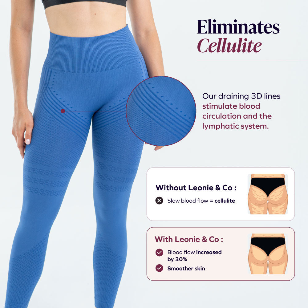 A legging that drains & shapes your figure
