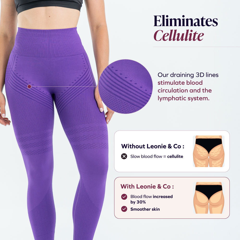 A legging that drains & shapes your figure