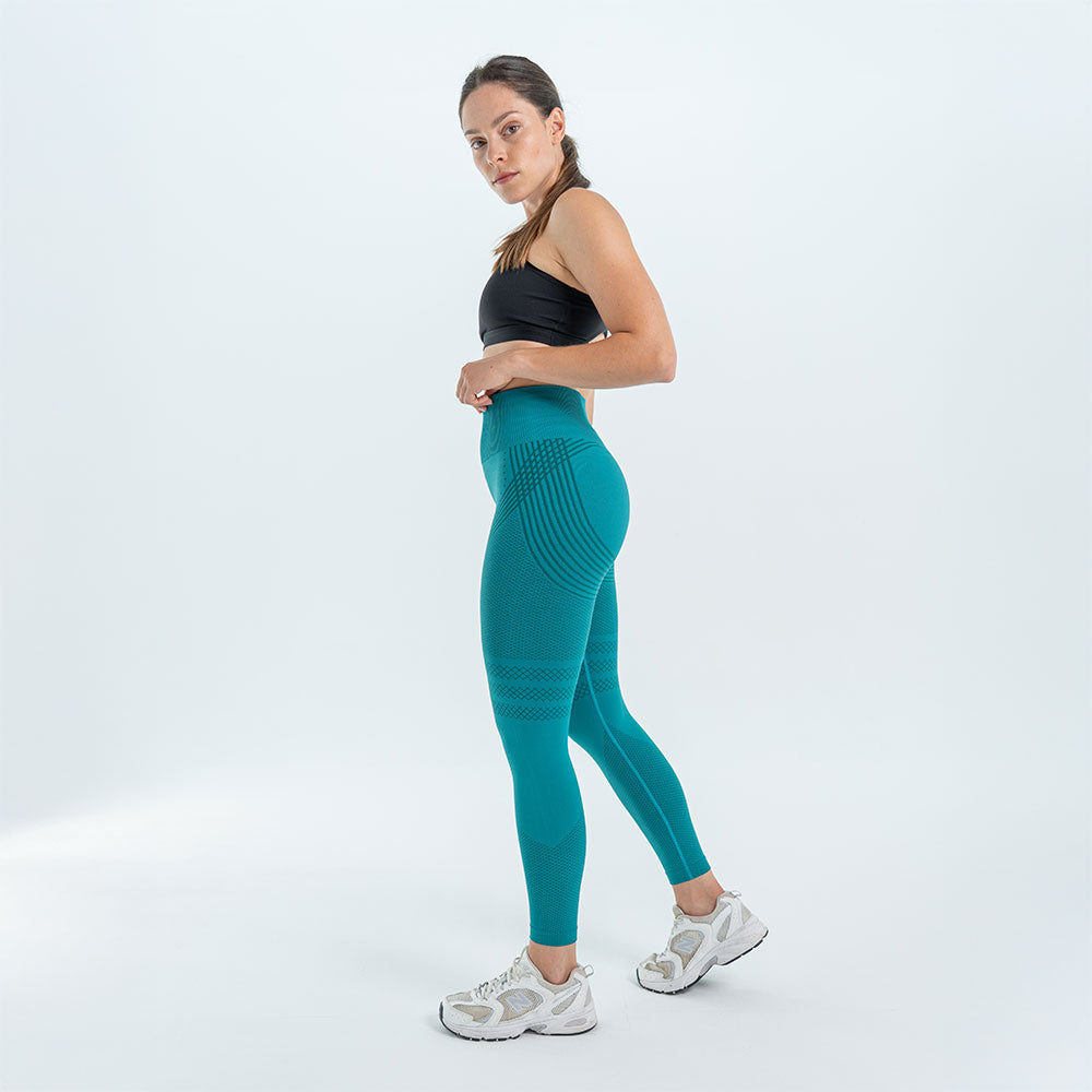 3D Legging | Teal Green