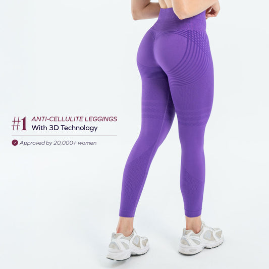 3D Legging | Royal Purple