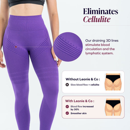 3D Legging | Royal Purple