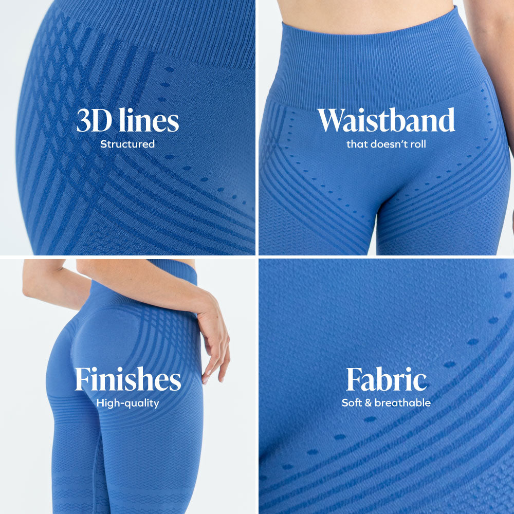 3D Legging | Sky Blue