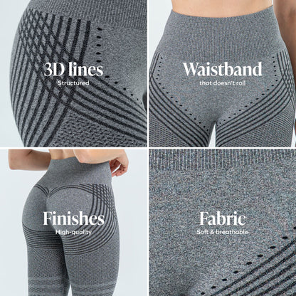 3D Legging | Grey