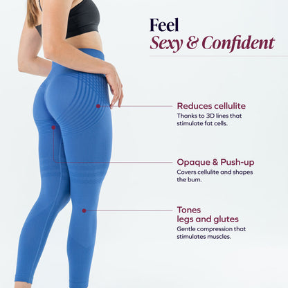 3D Legging | Sky Blue