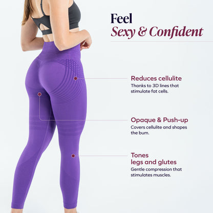 3D Legging | Royal Purple