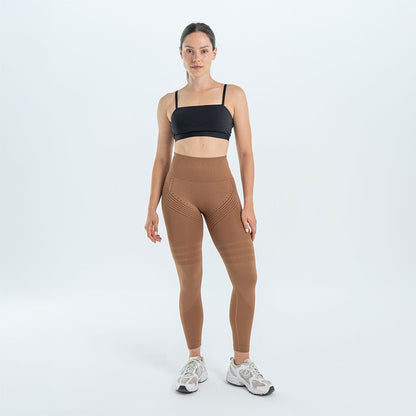 3D Legging | Chocolate Brown