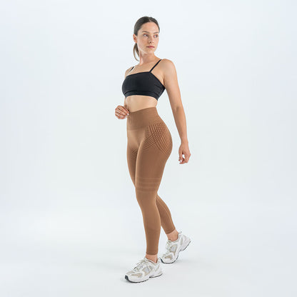 3D Legging | Chocolate Brown
