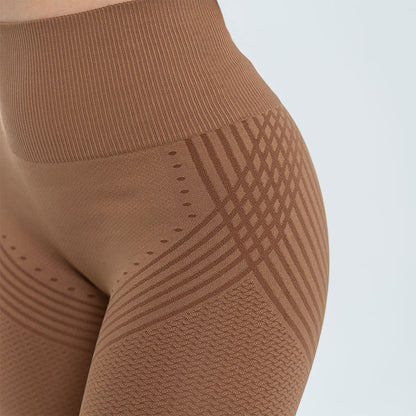 3D Legging | Chocolate Brown